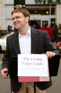Robert A. K. Gonyo as The Living Voter Guide
