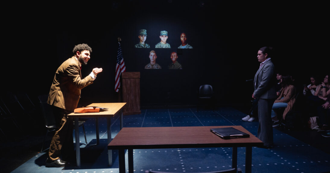 The Trial of Donna Caine, written by Walter Anderson, directed by Robert A. K. Gonyo, at the Stella Adler Studio of Acting, 2023, photo by Valerie Terranova Photography