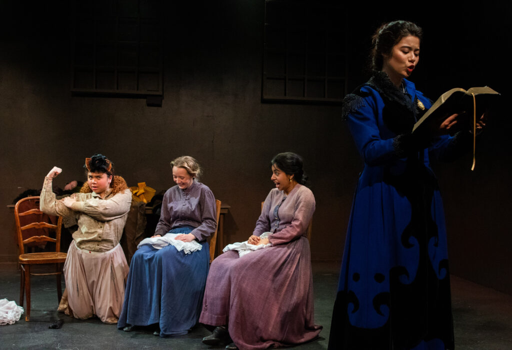 "The Gut Girls," written by Sarah Daniels, directed by Robert A. K. Gonyo at The Stella Adler Studio of Acting, 2025, photo by AK Nouveau