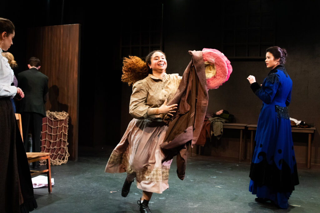"The Gut Girls," written by Sarah Daniels, directed by Robert A. K. Gonyo at The Stella Adler Studio of Acting, 2025, photo by AK Nouveau